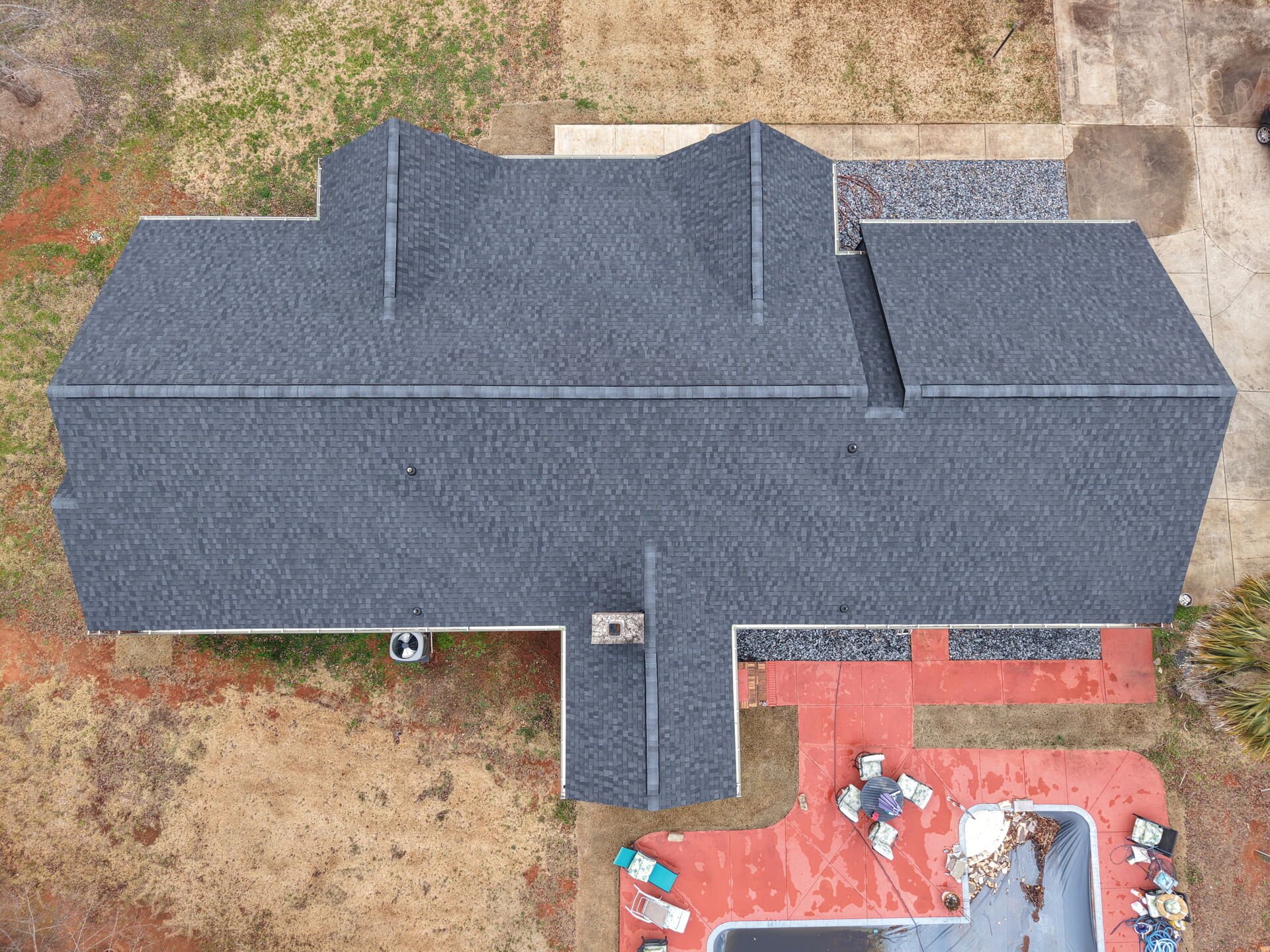 Precision roofing installation from every angle.